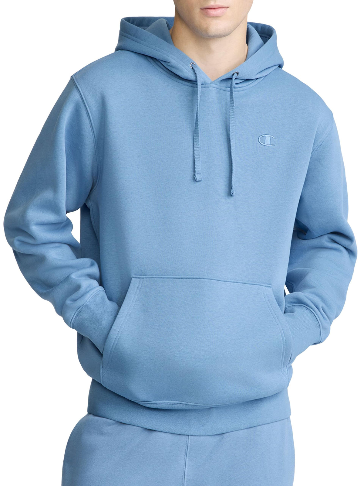 Luvella Men's Pullover Fleece Hoodie, Standard Fit, Midweight, C Logo, Available in Regular and Big & Tall