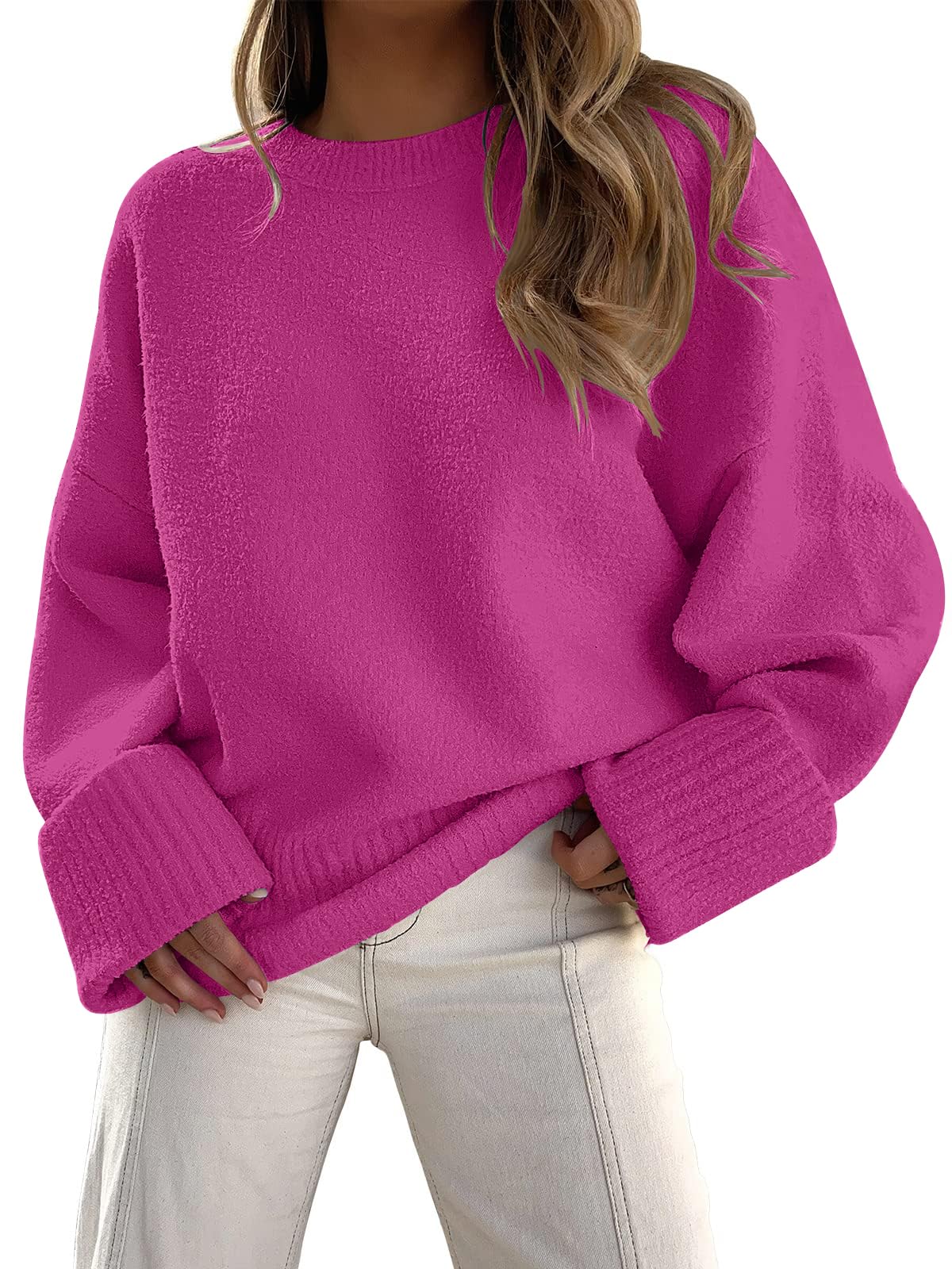 Luvella Women Oversized Warm Cozy Knit Sweaters 2026 Fall Fashion Outfits