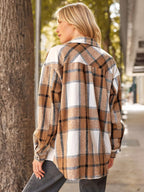 Luvella Shackets for Women Plaid Flannel Shirts