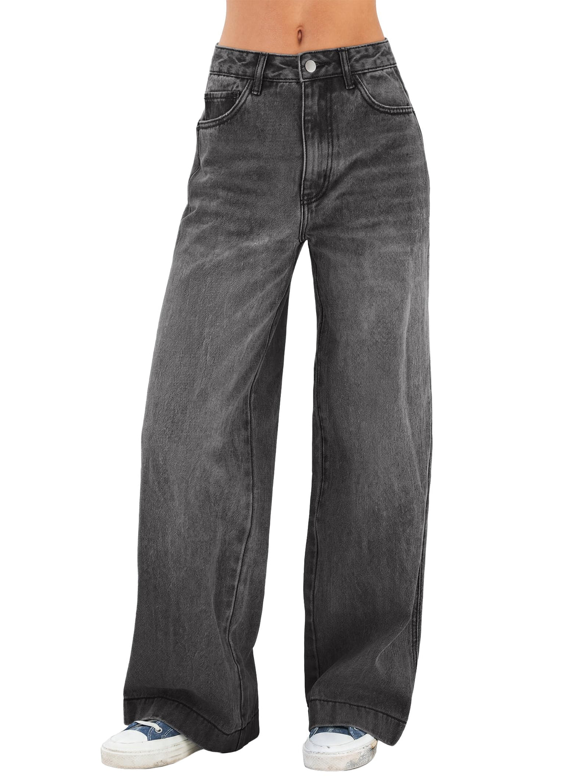 Luvella Women 2026 Wide Leg Jeans High Waist Stretchy Baggy Denim Pants