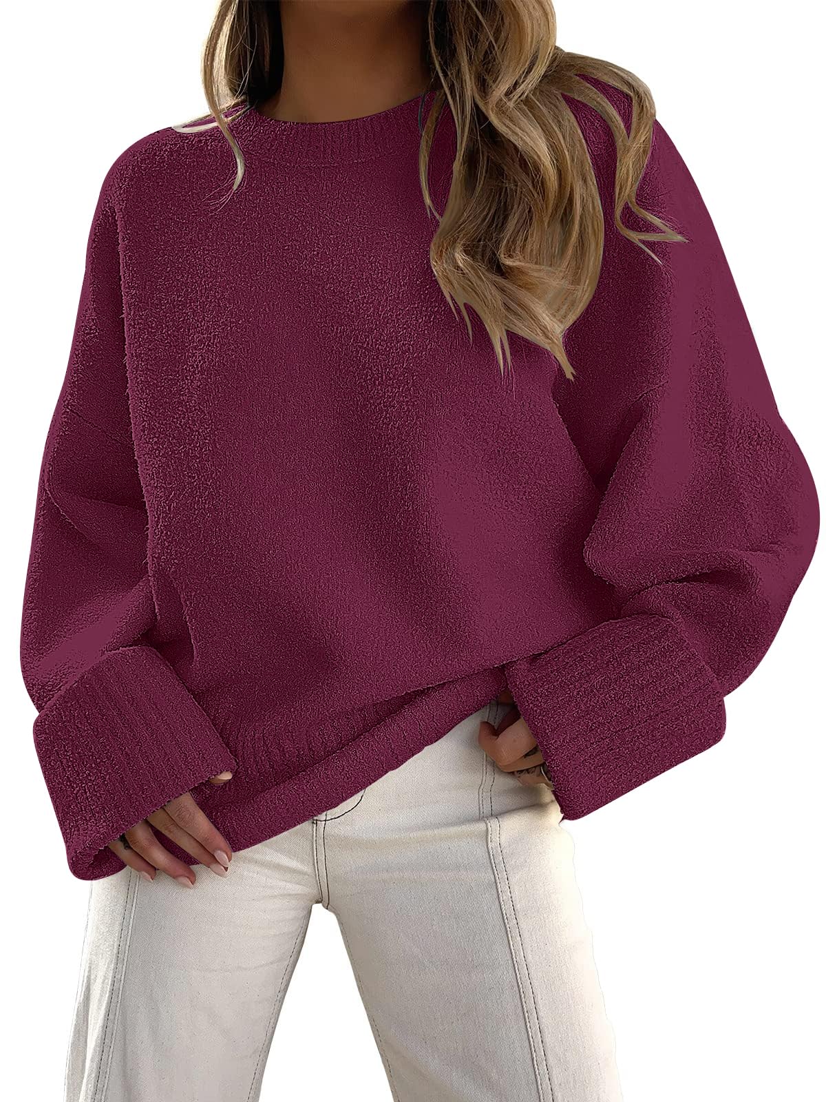 Luvella Women Oversized Warm Cozy Knit Sweaters 2026 Fall Fashion Outfits