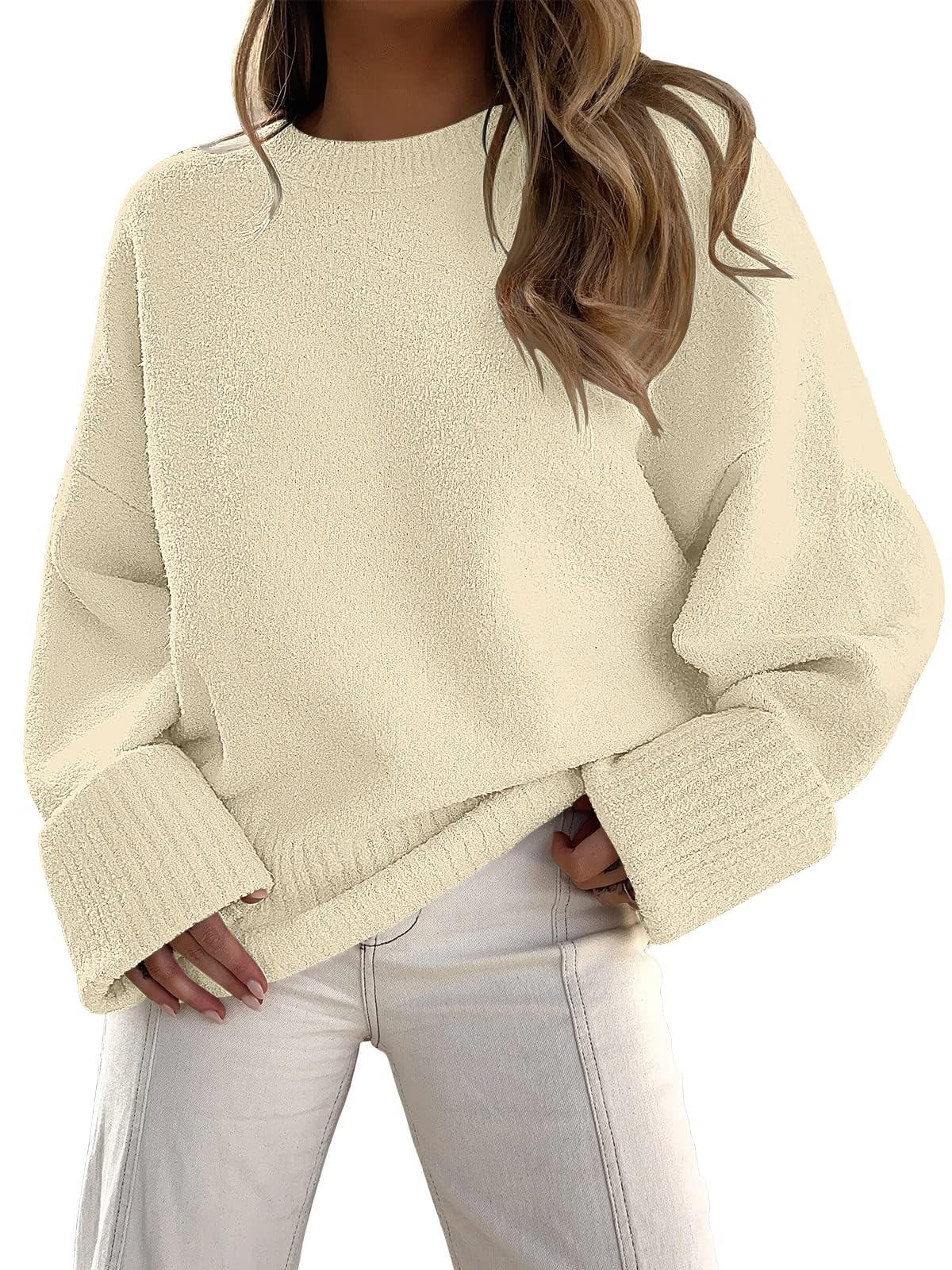 Luvella Women Oversized Warm Cozy Knit Sweaters 2026 Fall Fashion Outfits