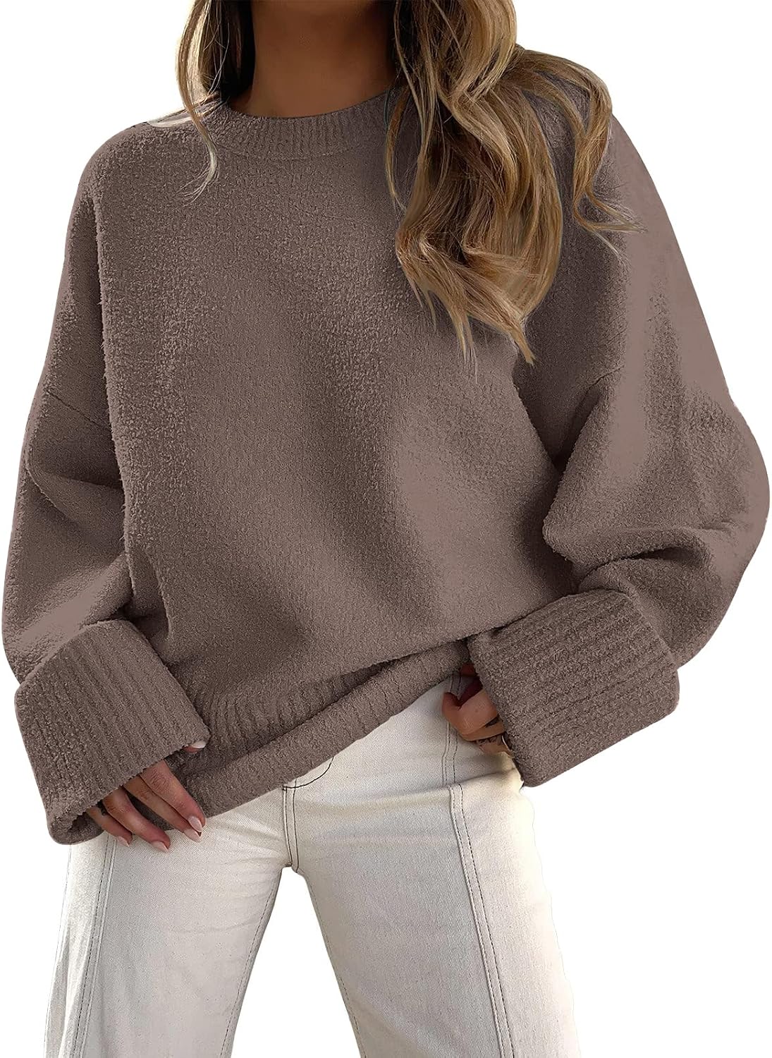 Luvella Women Oversized Warm Cozy Knit Sweaters 2026 Fall Fashion Outfits