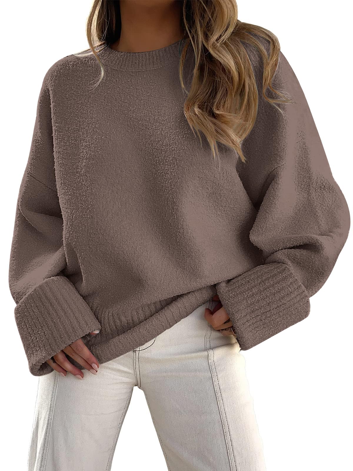 Luvella Women Oversized Warm Cozy Knit Sweaters 2026 Fall Fashion Outfits
