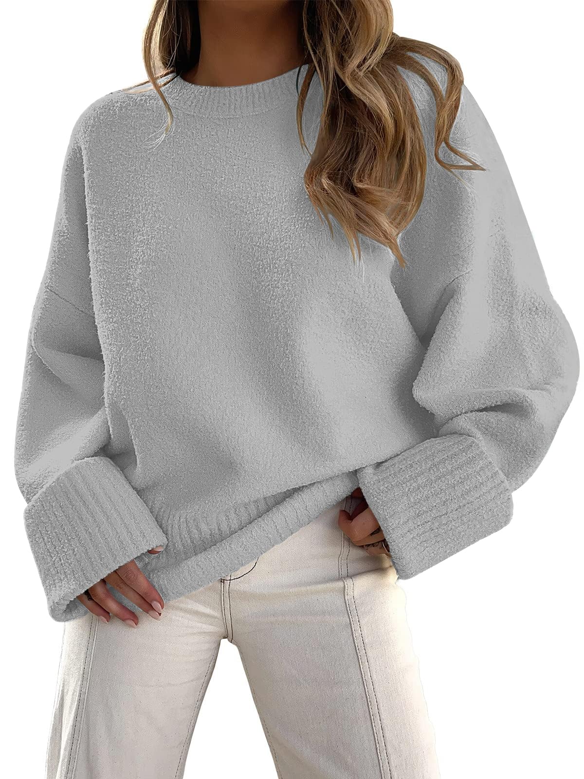 Luvella Women Oversized Warm Cozy Knit Sweaters 2026 Fall Fashion Outfits