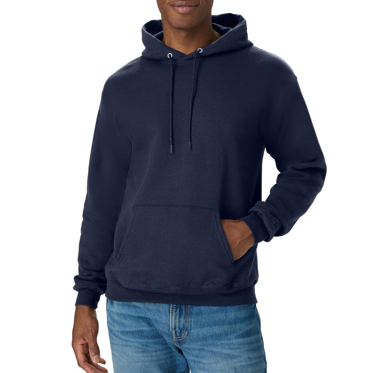 Luvella Men's Hoodie - EcoSmart Fleece Hooded Sweatshirt for Men & Women - Midweight Fleece - Big & Tall Available