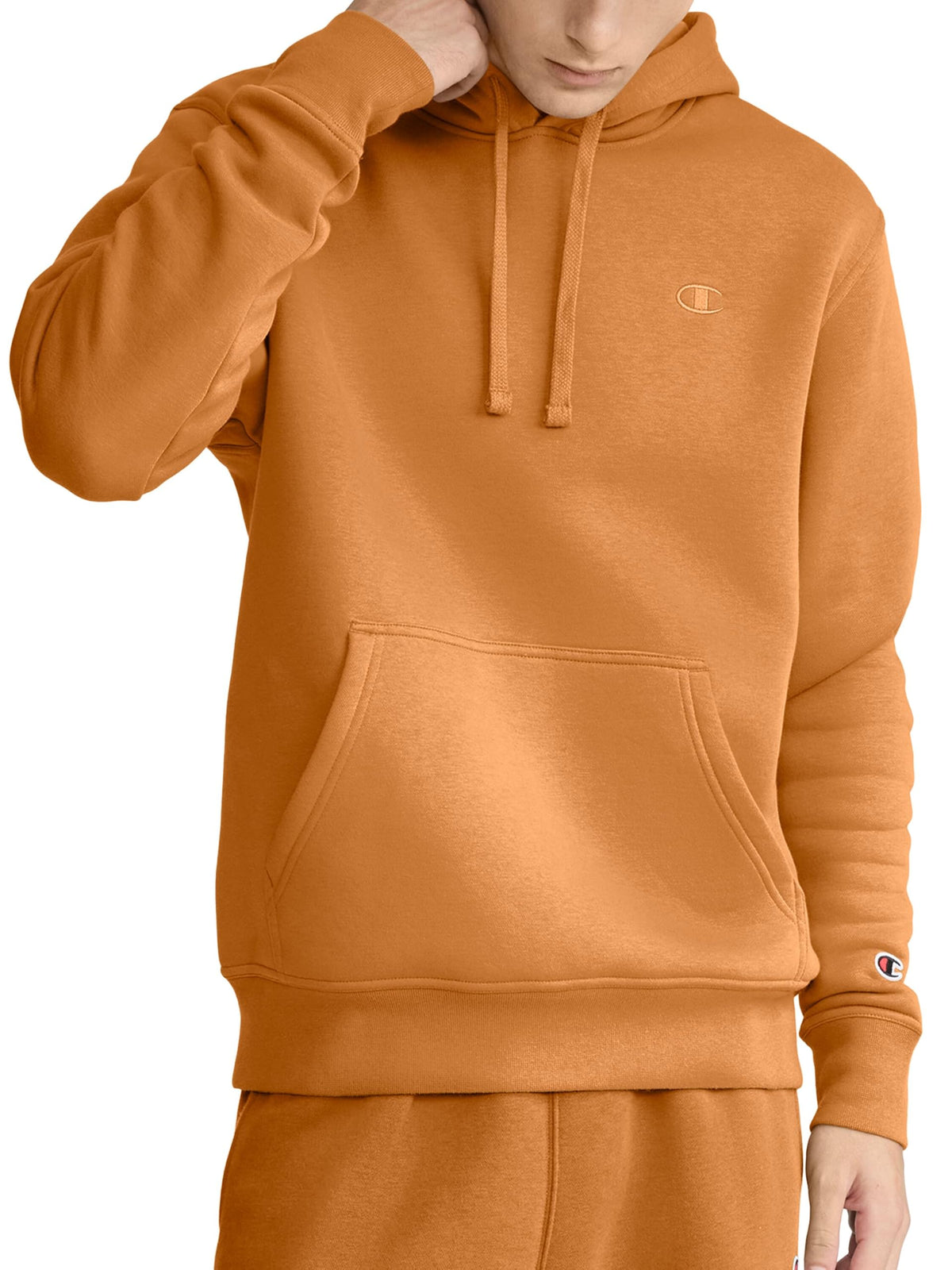 Luvella Men's Pullover Fleece Hoodie, Standard Fit, Midweight, C Logo, Available in Regular and Big & Tall