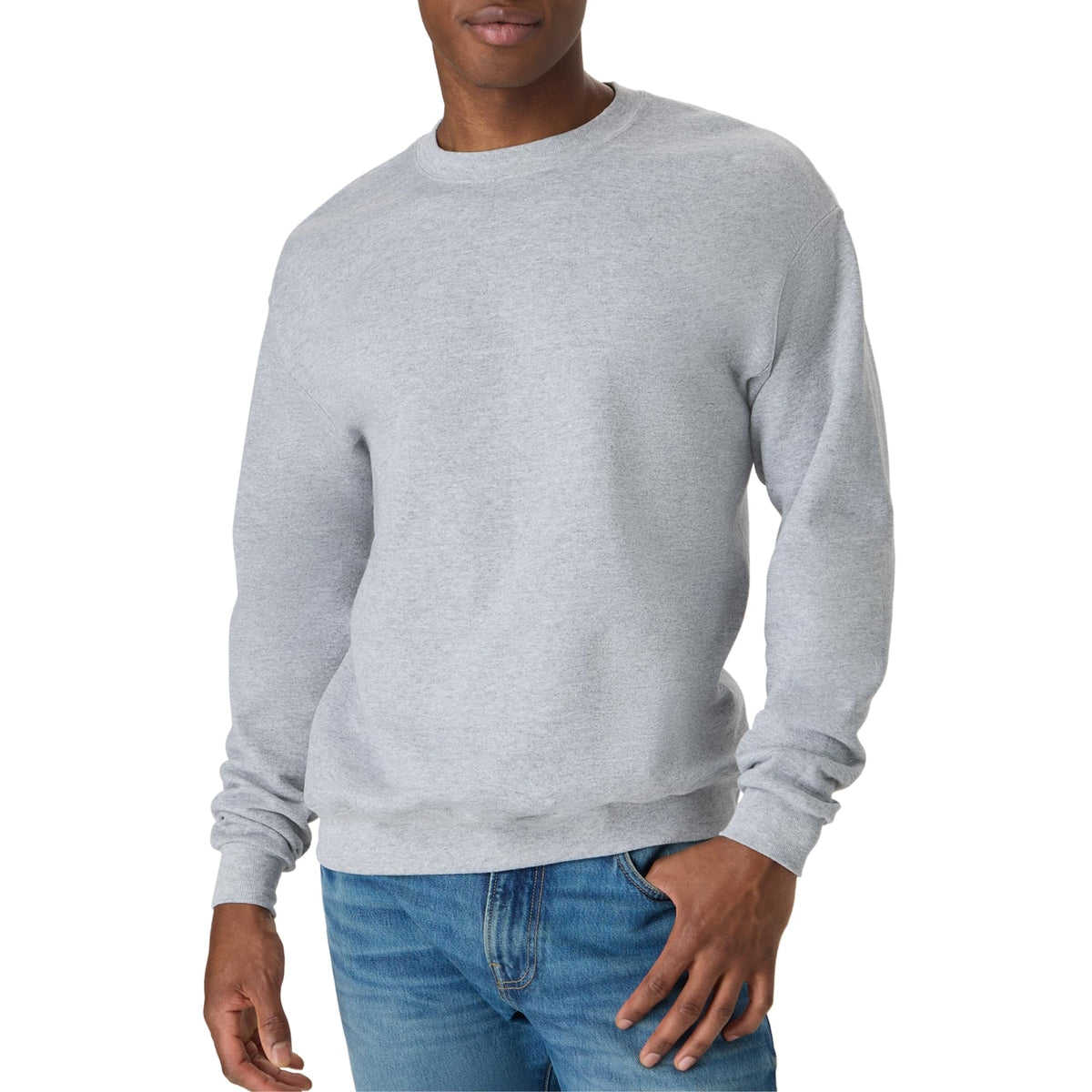 Luvella Men's Sweatshirt, EcoSmart Fleece Crewneck Sweatshirt, Big & Tall Available,