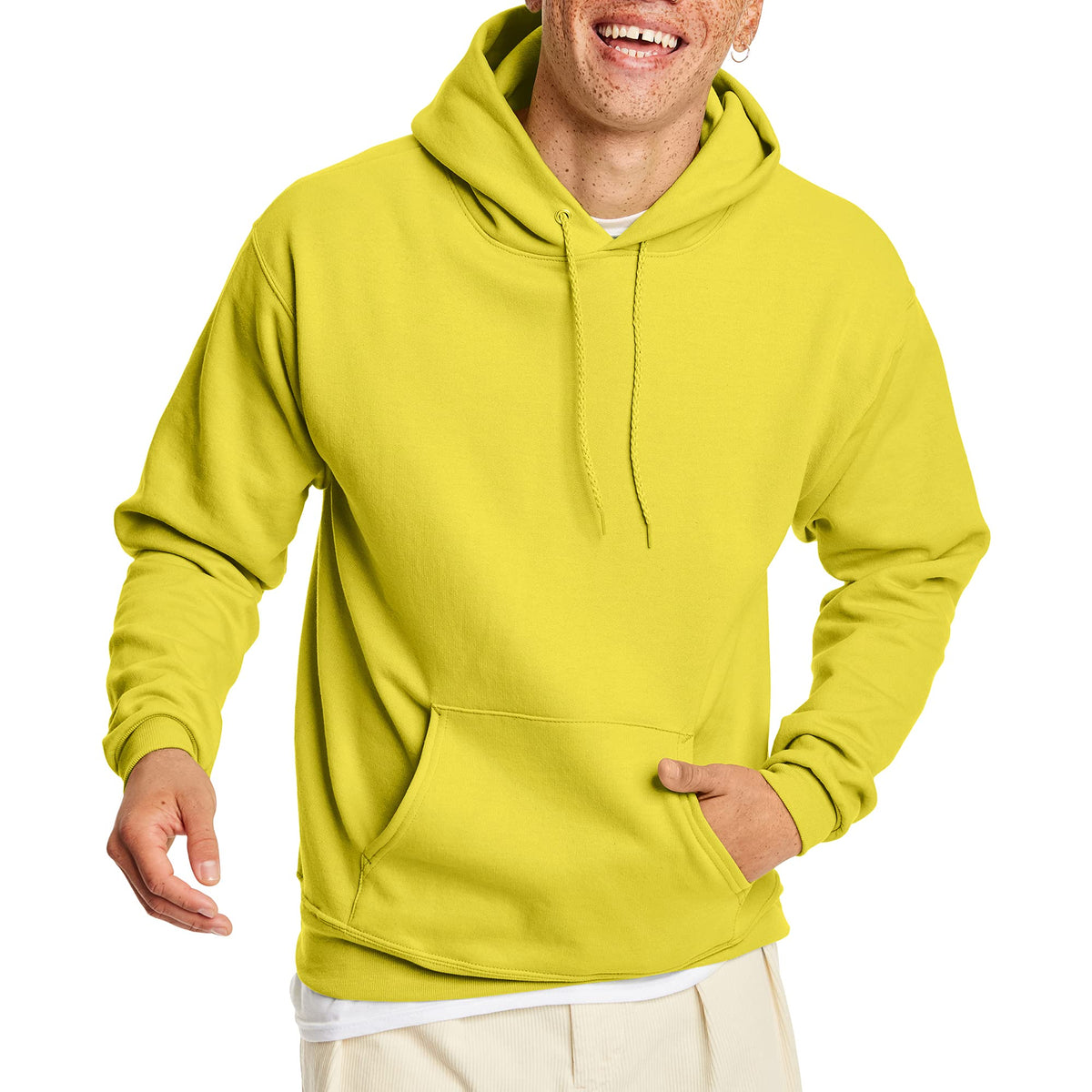 Luvella Men's Hoodie - EcoSmart Fleece Hooded Sweatshirt for Men & Women - Midweight Fleece - Big & Tall Available