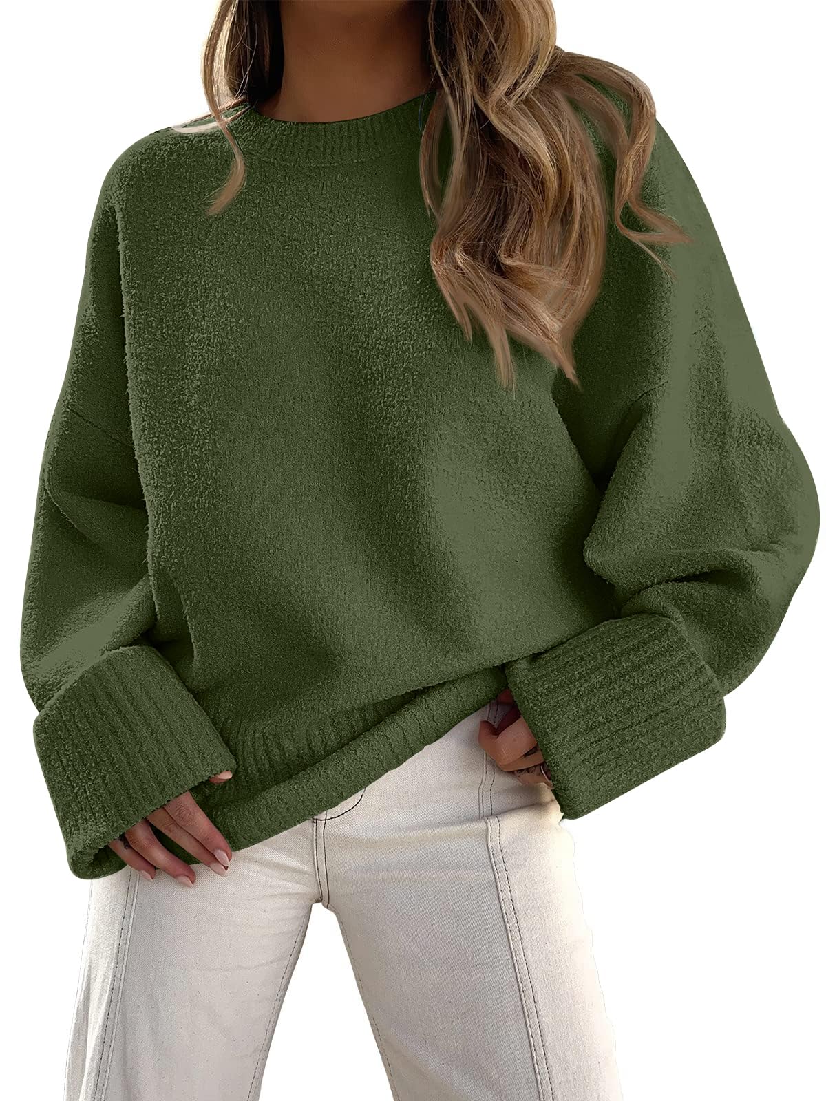 Luvella Women Oversized Warm Cozy Knit Sweaters 2026 Fall Fashion Outfits