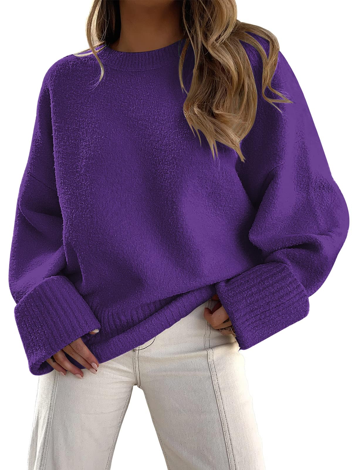 Luvella Women Oversized Warm Cozy Knit Sweaters 2026 Fall Fashion Outfits
