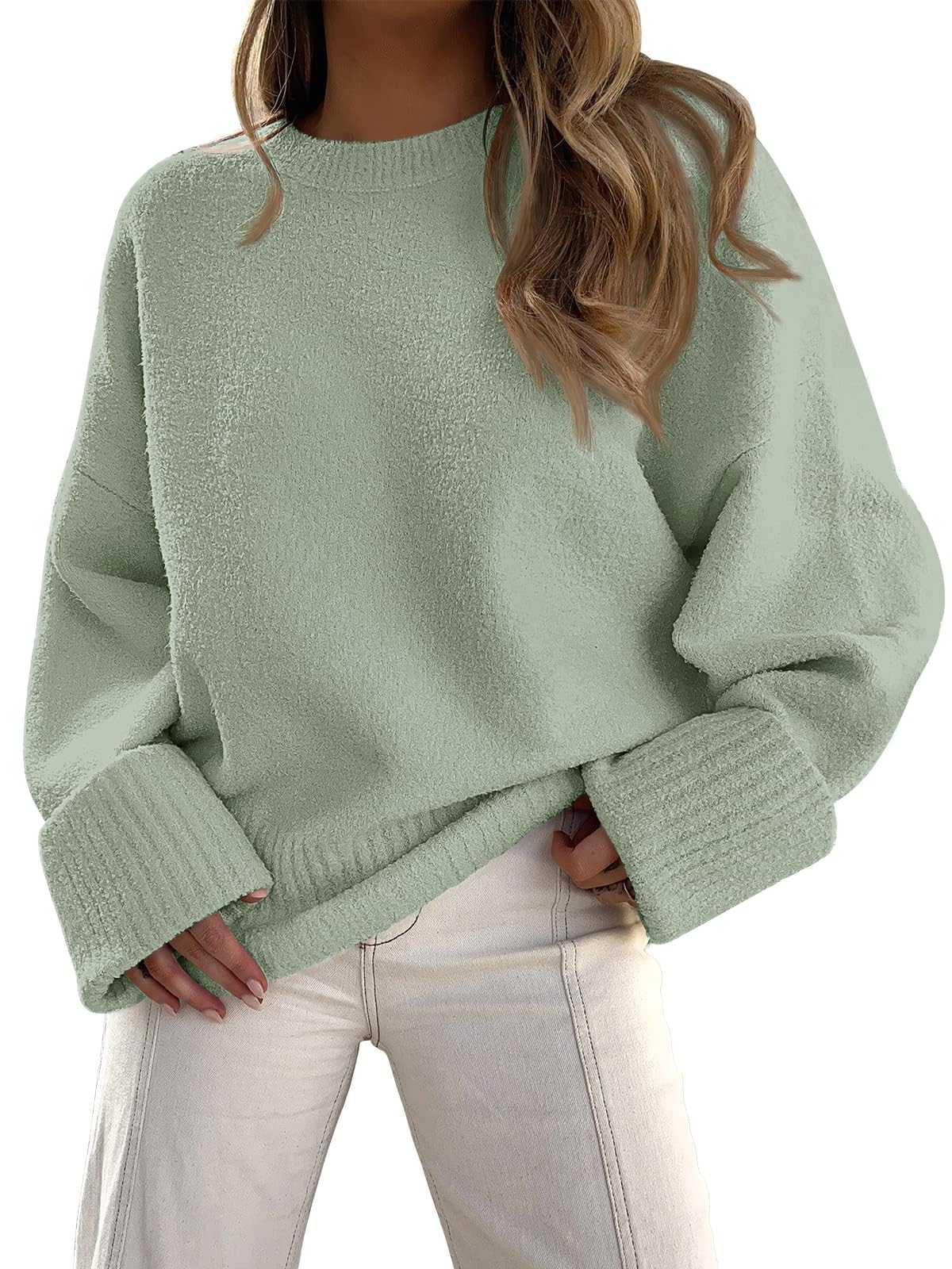 Luvella Women Oversized Warm Cozy Knit Sweaters 2026 Fall Fashion Outfits