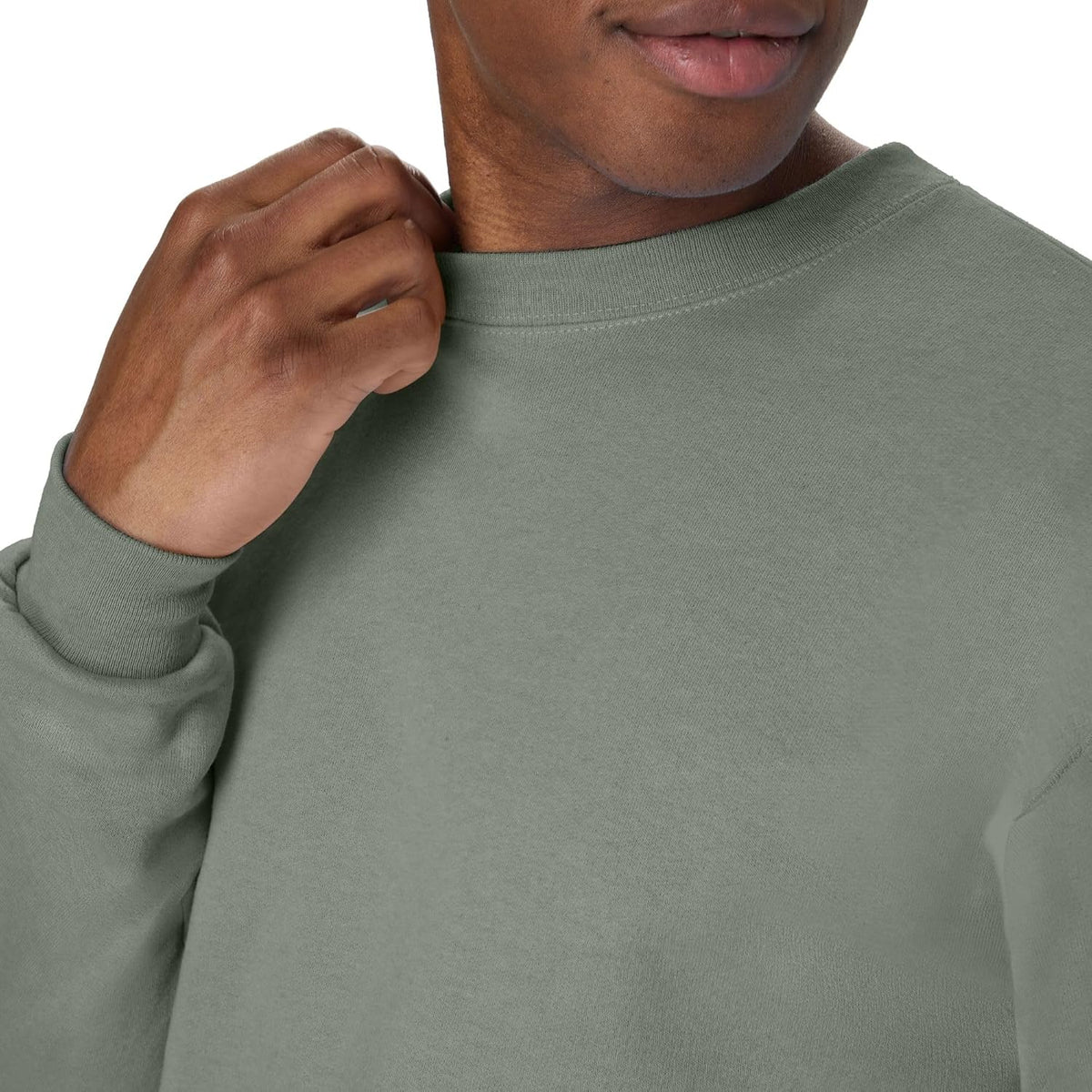 Luvella Men's Sweatshirt, EcoSmart Fleece Crewneck Sweatshirt, Big & Tall Available,
