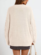 Luvella Women's Cozy Oversized Sweater