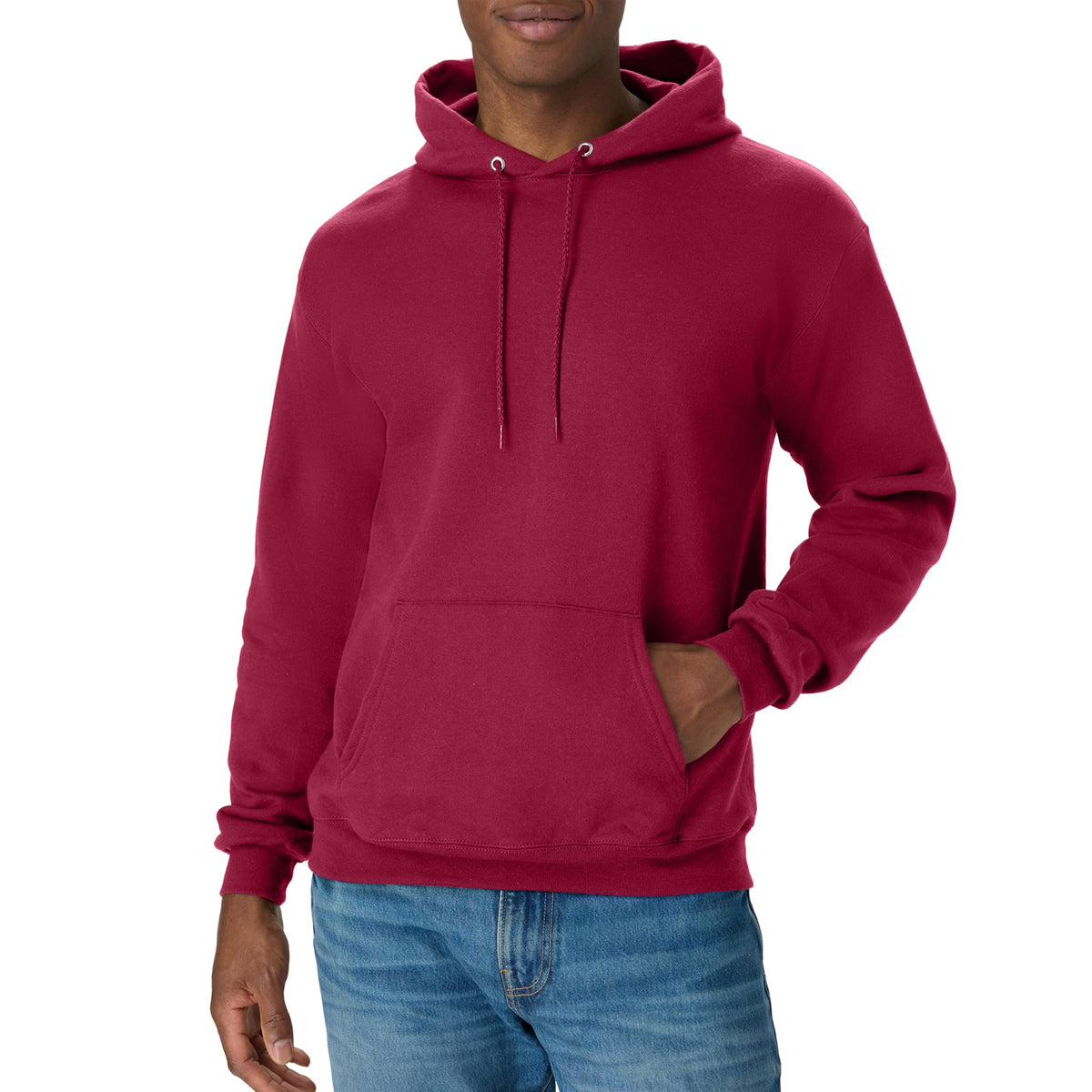 Luvella Men's Hoodie - EcoSmart Fleece Hooded Sweatshirt for Men & Women - Midweight Fleece - Big & Tall Available