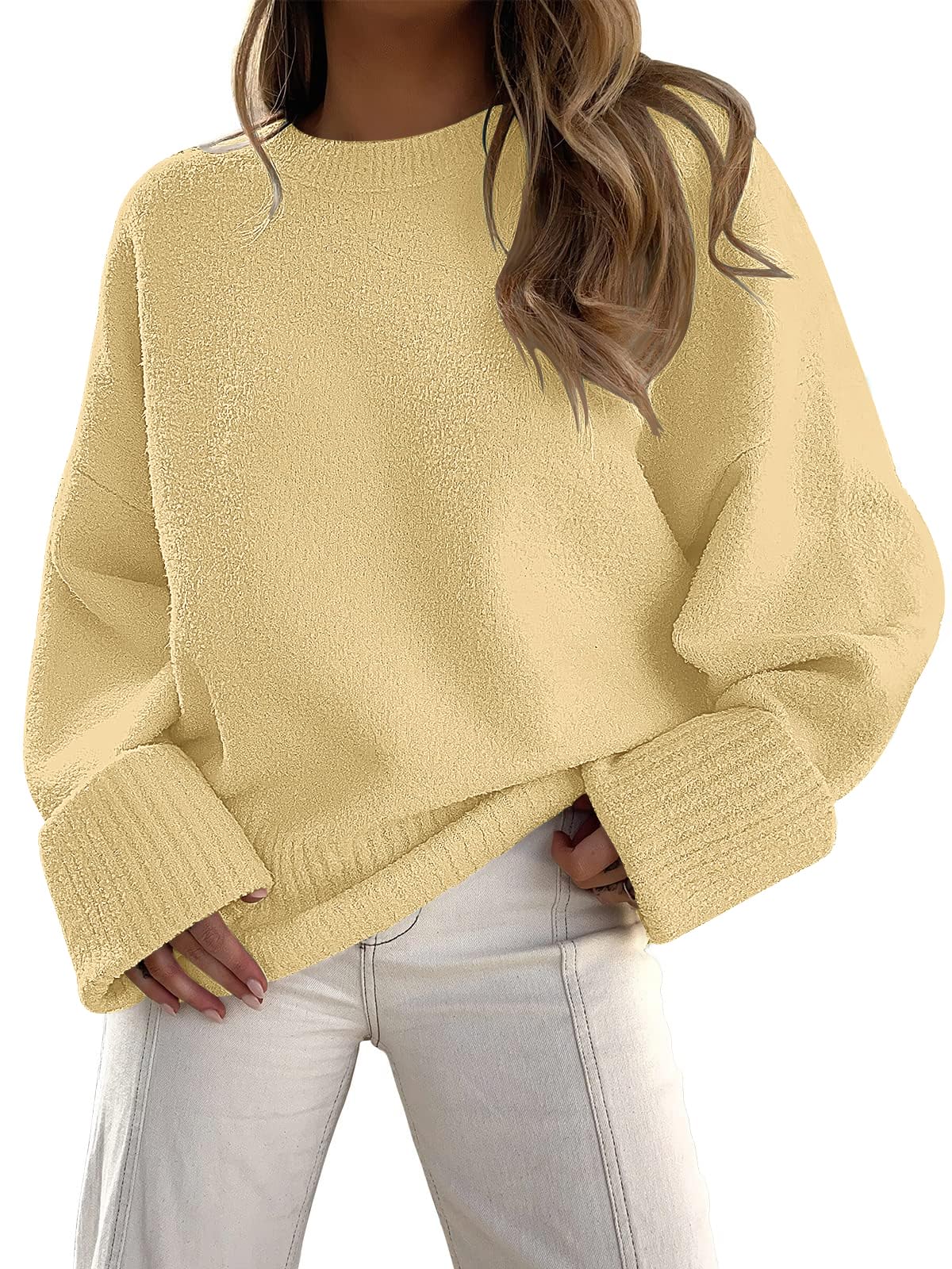 Luvella Women Oversized Warm Cozy Knit Sweaters 2026 Fall Fashion Outfits